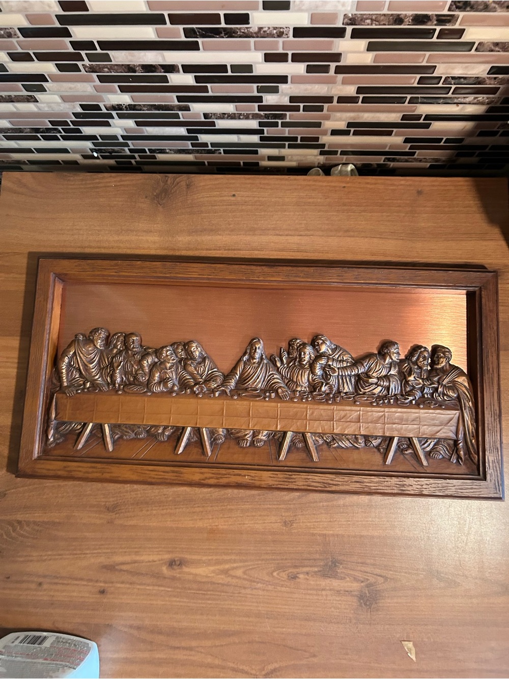 Vintage Coppercraft Guild The Last Supper Picture